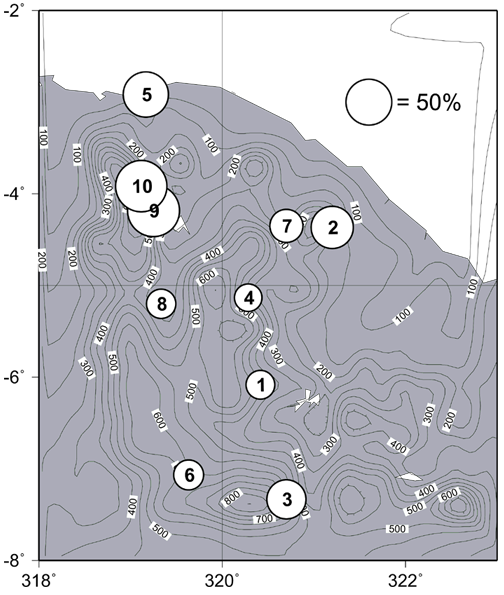 Map of Ceara stations