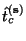 $\hat{t}_c^{({\mathbf s})}$